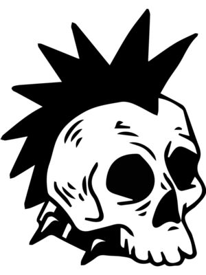 Elements Skulls logo template 13