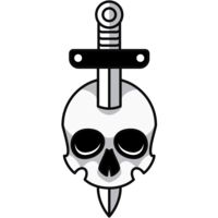 Elements Skull logo template 07 Thumbnail