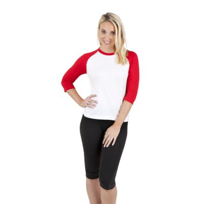 Ladies 3/4 Sleeve Raglan Tee Thumbnail