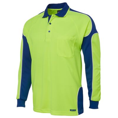 JB's Hi-Vis L/S Arm Panel Polo Thumbnail